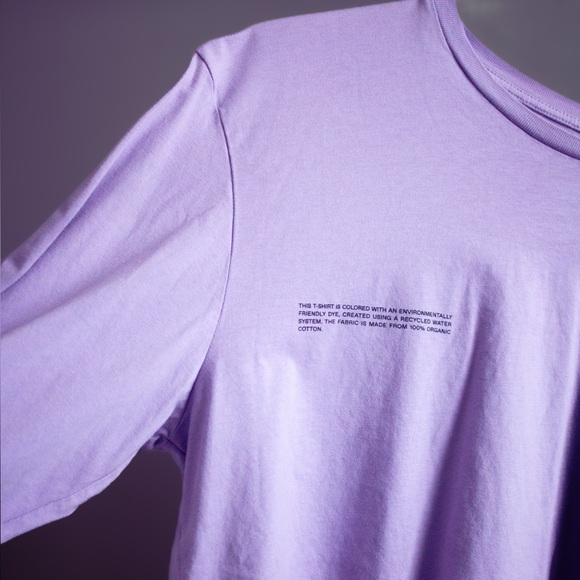 Pangaia Tops - PANGAIA Lavender Long Sleeve [slightly] Cropped Shirt Top Purple